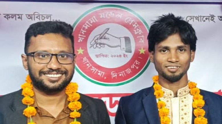 খানসামা মডেল প্রেসক্লাবের প্রথম নির্বাচনঃ সভাপতি মাসুদ রানা।  সম্পাদক জসিম উদ্দিন।...