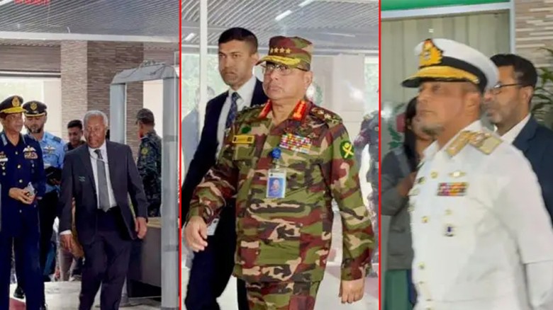 তিন বাহিনীর প্রধানের সঙ্গে ইসি বৈঠকে