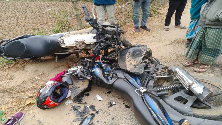 শেরপুরে দুই মোটরসাইকেলের মুখোমুখি সংঘর্ষে নিহত -১, আহত -৩...