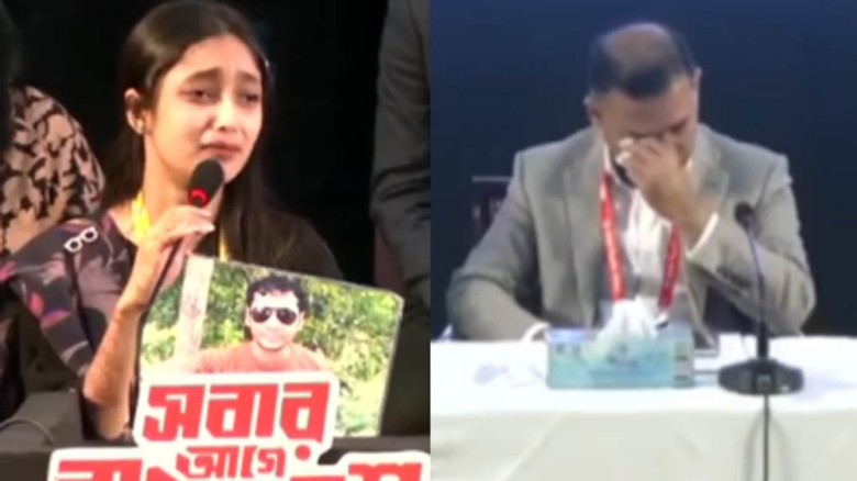 গুম-খুনের পরিবারদের সঙ্গে আবেগঘন মুহূর্তে চোখ মুছলেন তারেক রহমান...