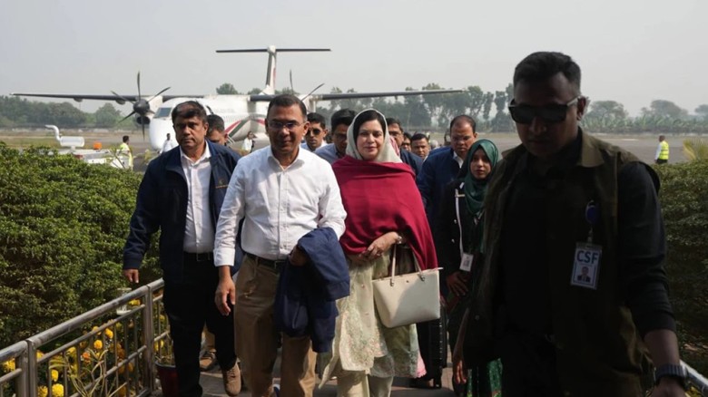 রাজশাহী পৌঁছেছেন তারেক রহমান