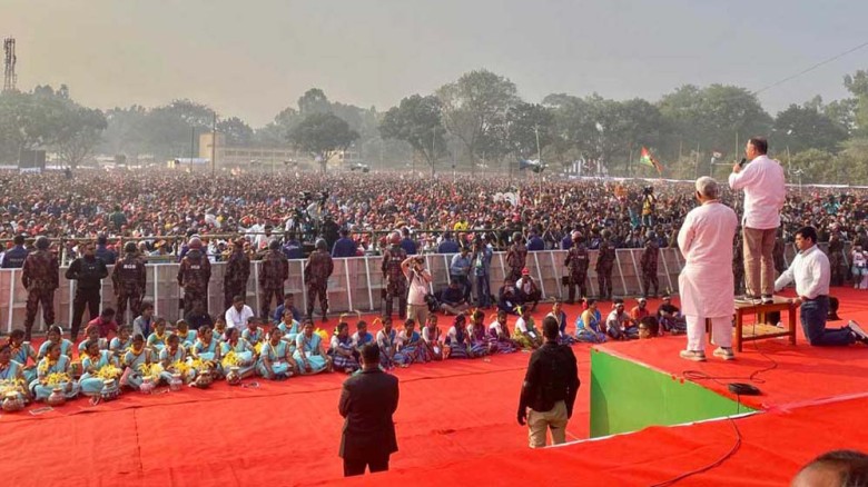নানিবাড়ি এলাকার ভোট চাইলেন তারেক রহমান...
