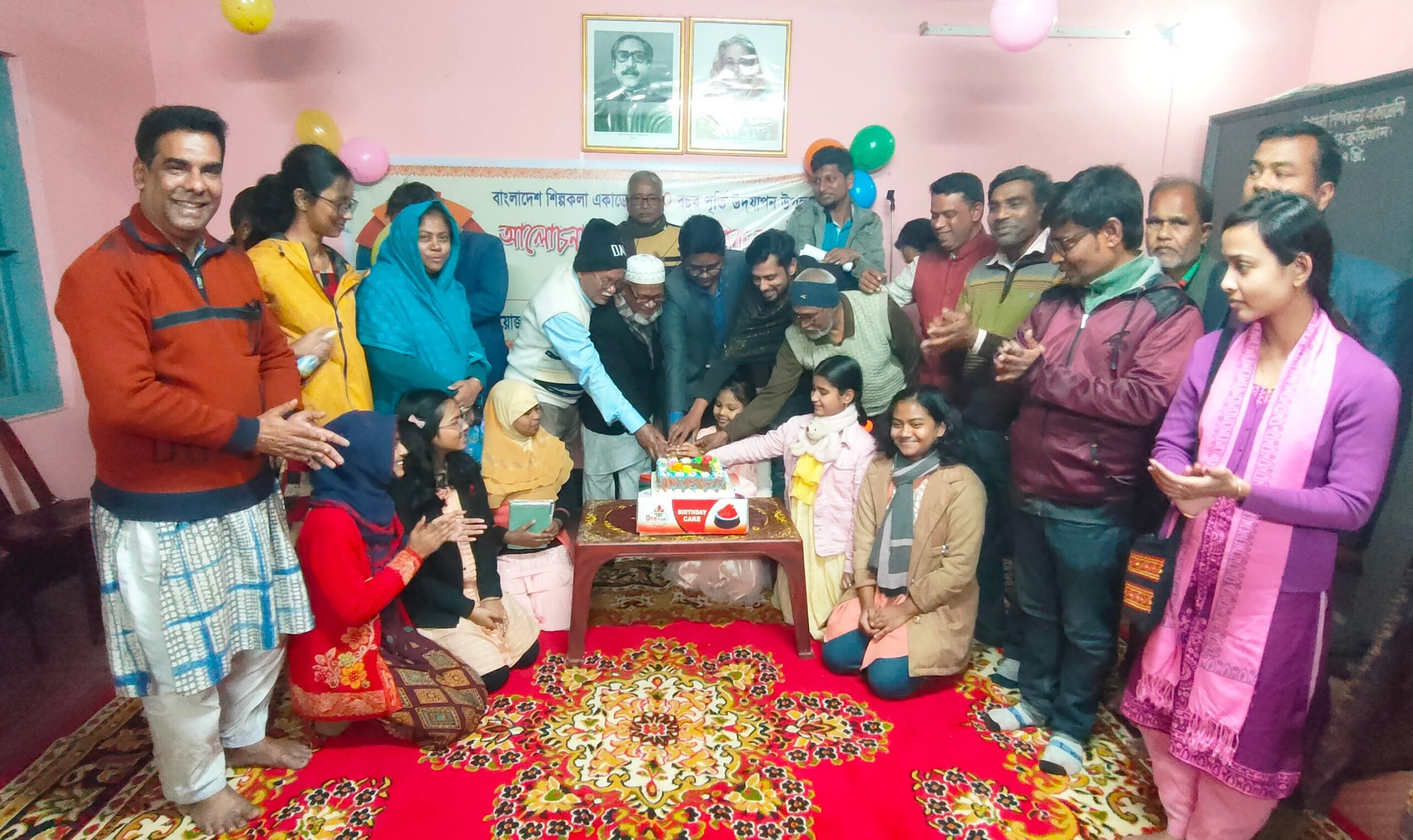 উলিপুরে বাংলাদেশ শিল্পকলা একাডেমির ৫০ বছর পূর্তি উদযাপন