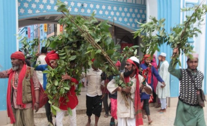 শাহজালাল (র.) ওরস উপলক্ষে ঐতিহাসিক লাকড়ি তোড়া উৎসব অনুষ্ঠিত