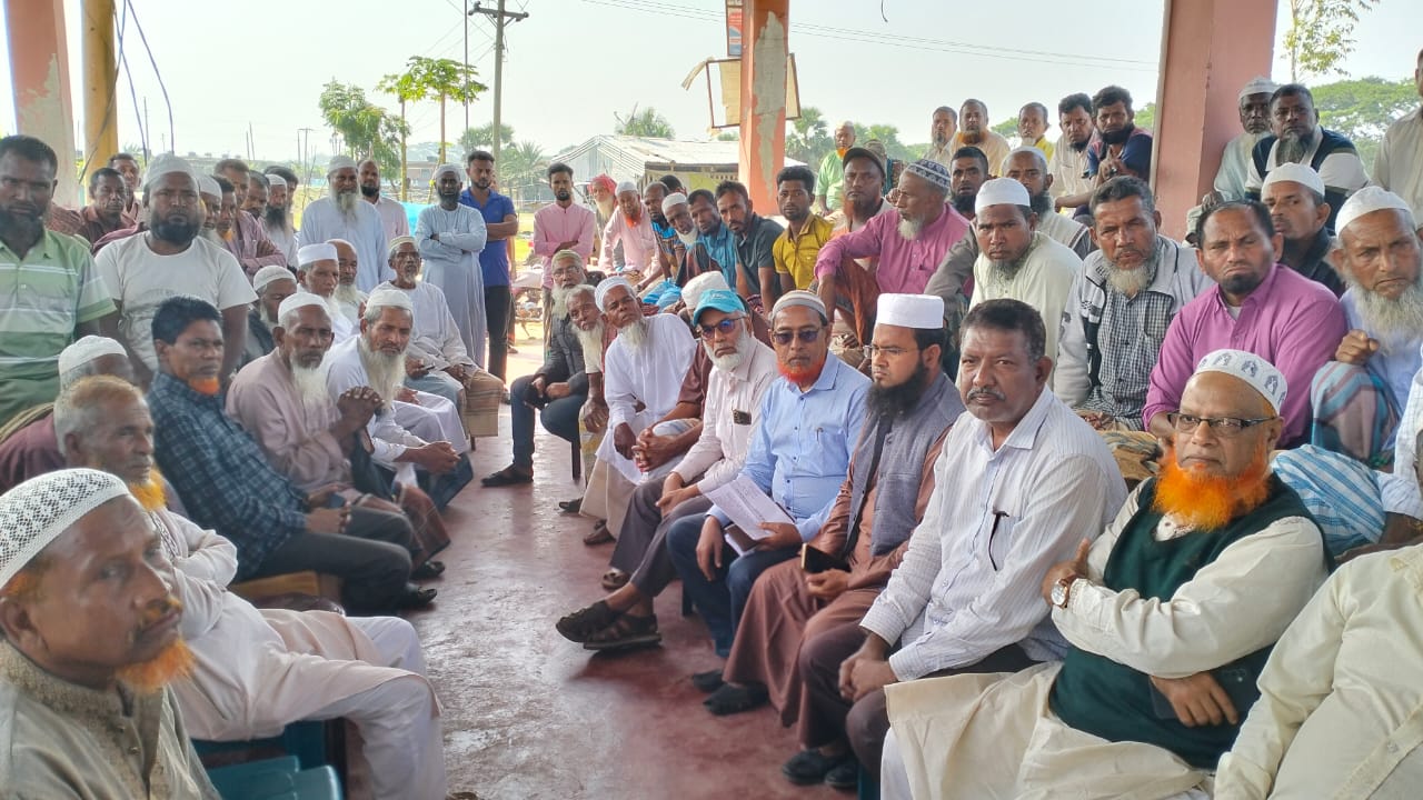 ১১১৮ একর জমি লিজ প্রদান।।  পায়রা বন্দরের অধিগ্রহণ করা কৃষি জমি লিজ বাতিলের দাবিতে বিক্ষোভ।। 