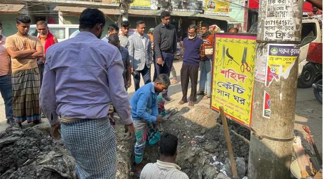 কামরাঙ্গীরচরে তিতাসের অবৈধ গ্যাস সংযোগ বিচ্ছিন্ন