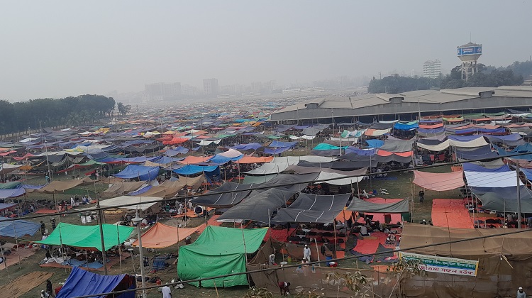 শুক্রবার বিশ্ব ইজতেমার শুরু, বৃহস্পতিবারই ময়দান পূর্ন