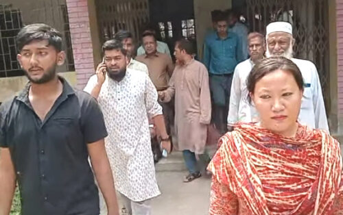 হোমনা সরকারি কলেজ পরিদর্শন করলেন ইউএনও ক্ষেমালিকা চাকমা