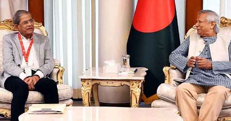 প্রধান উপদেষ্টার সঙ্গে বিএনপির বৈঠক কাল প্রধান উপদেষ্টার সঙ্গে বিএনপির বৈঠক কাল