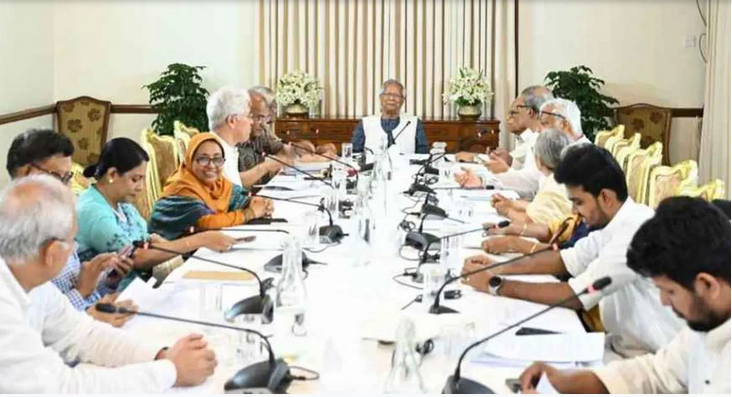 উপদেষ্টা পরিষদের বৈঠকে ৫ সিদ্ধান্ত গ্রহণ উপদেষ্টা পরিষদের বৈঠকে ৫ সিদ্ধান্ত গ্রহণ